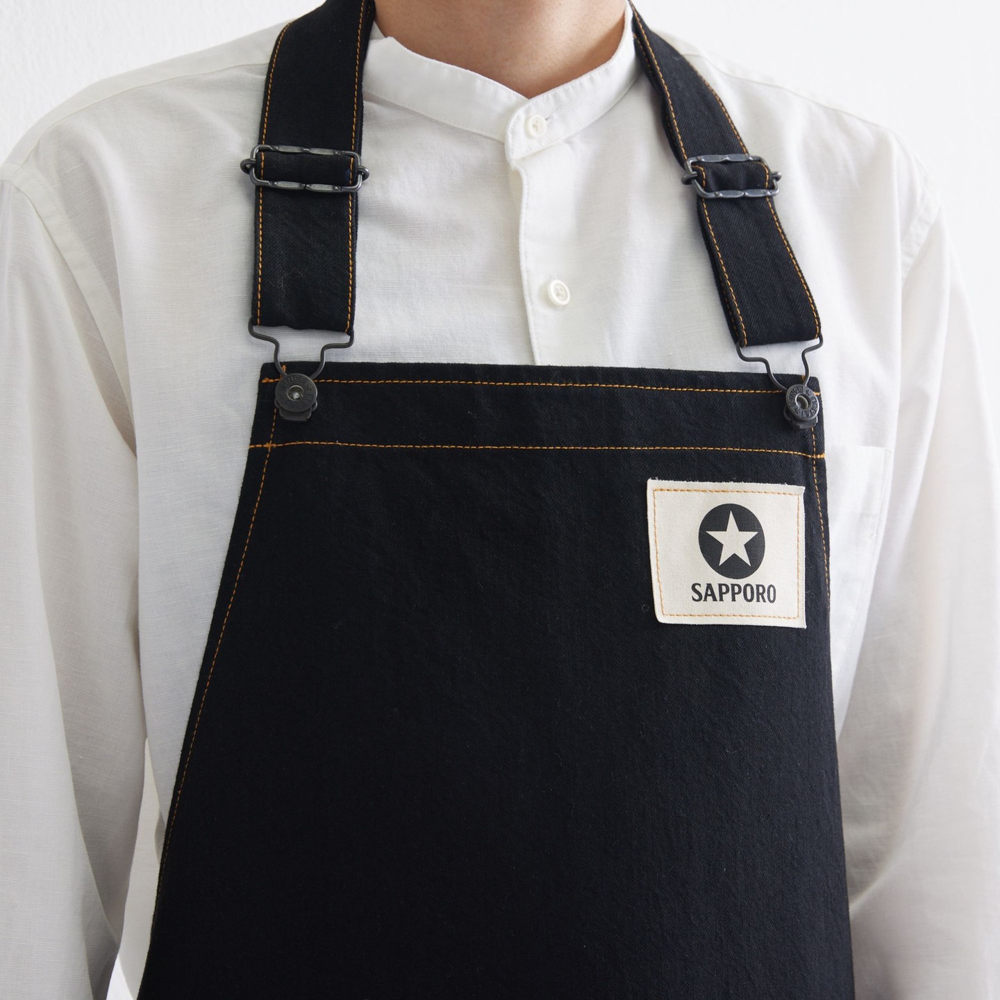 黒ラベル THE SHOP / Malt & Hops Series デニムエプロンBlack