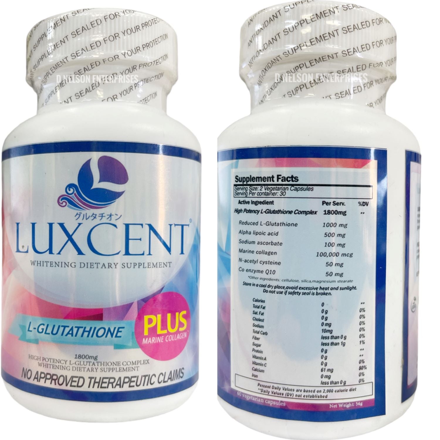 Pure Beauty Collagen & Luxcent – D Nelson Enterprises