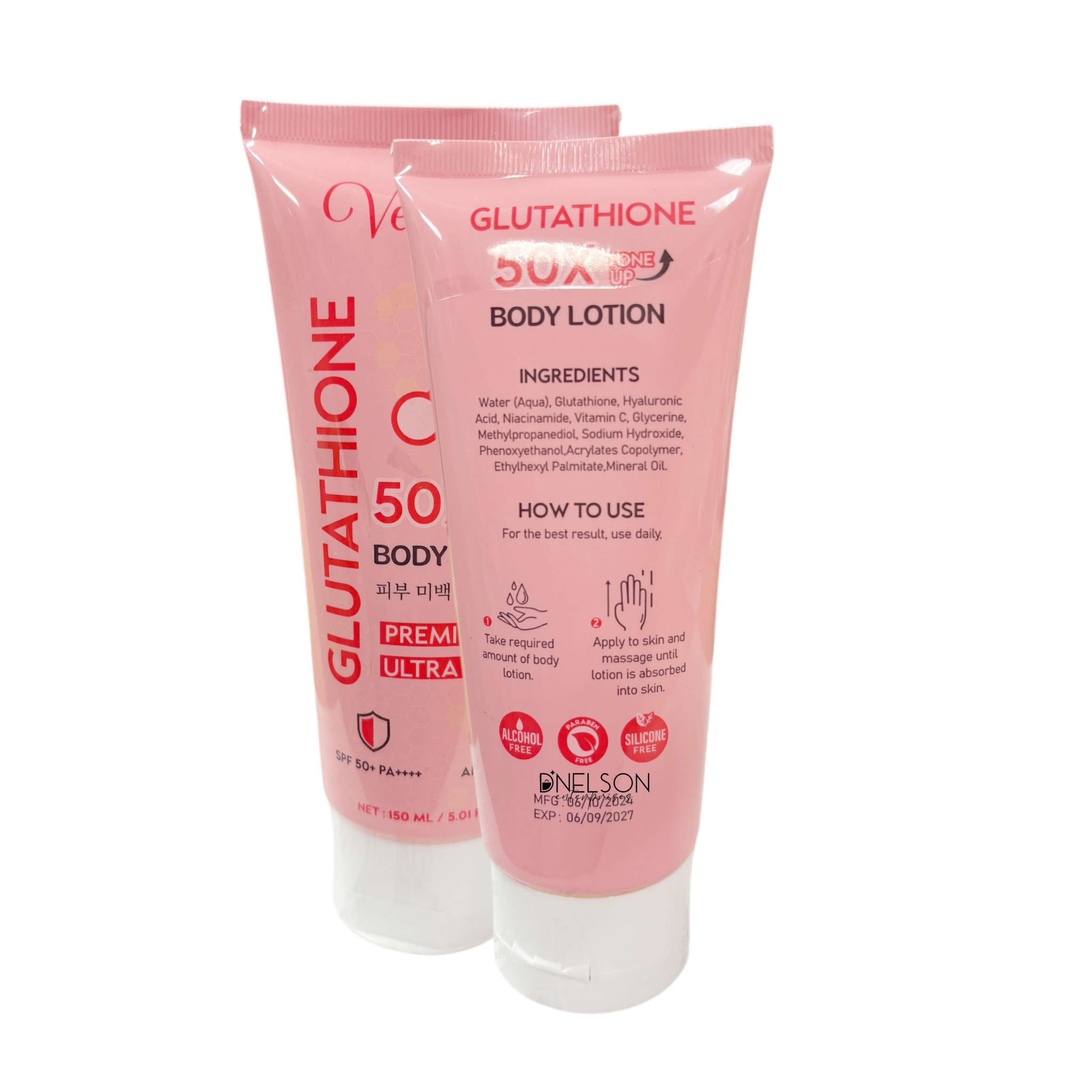 Venature GLUTATHIONE 50X Tone Up Body Lotion - Premium Ultra SPF