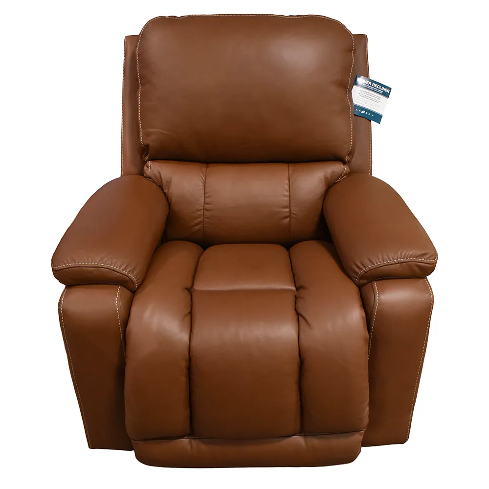 La-Z-Boy Greyson Caramel Power Recliner | Brashears Furniture