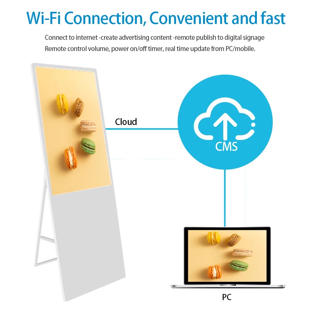 32inch Portable Digital Signage (Model-DPA320) DNR Display