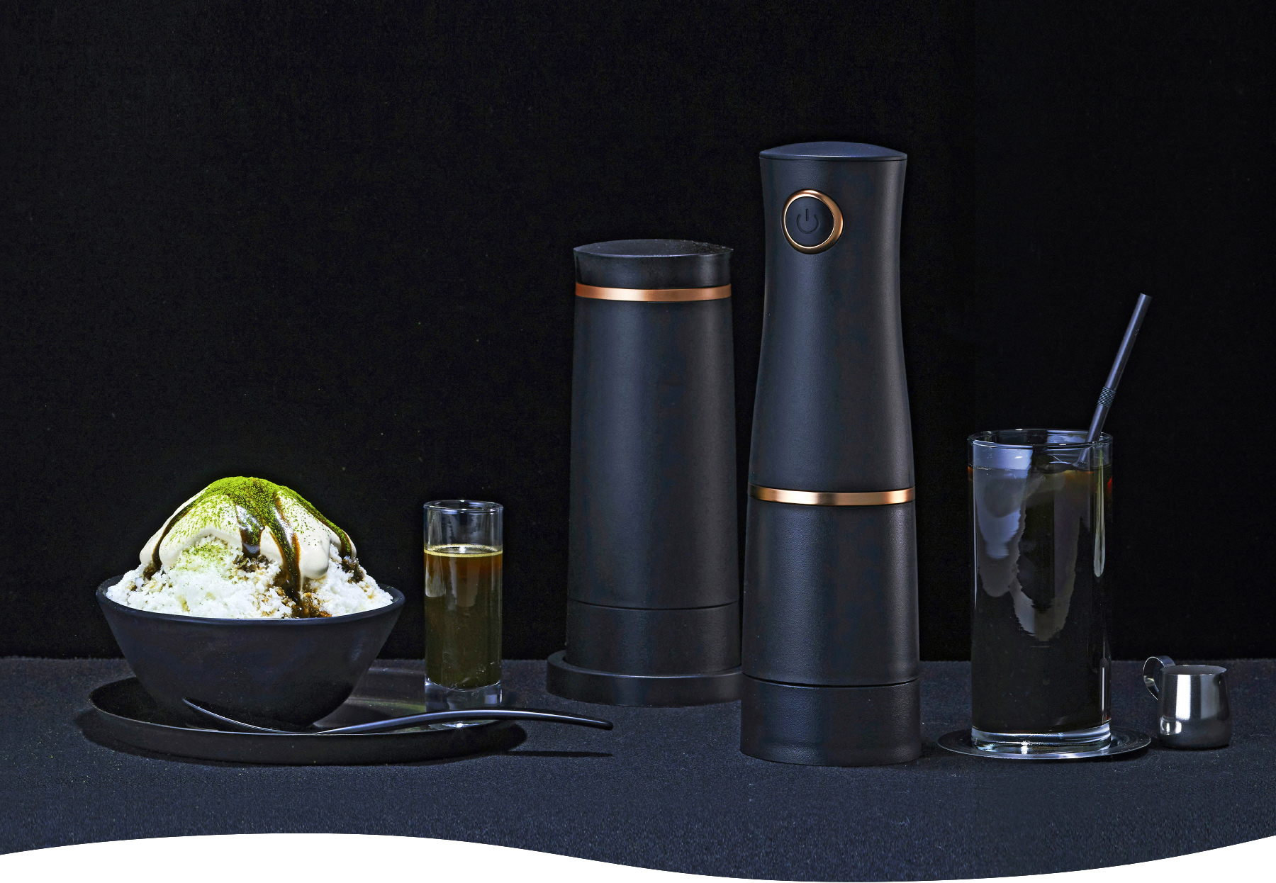 DOSHISHA 電動コーヒーミルかき氷器｜Coffee mill Ice shaver