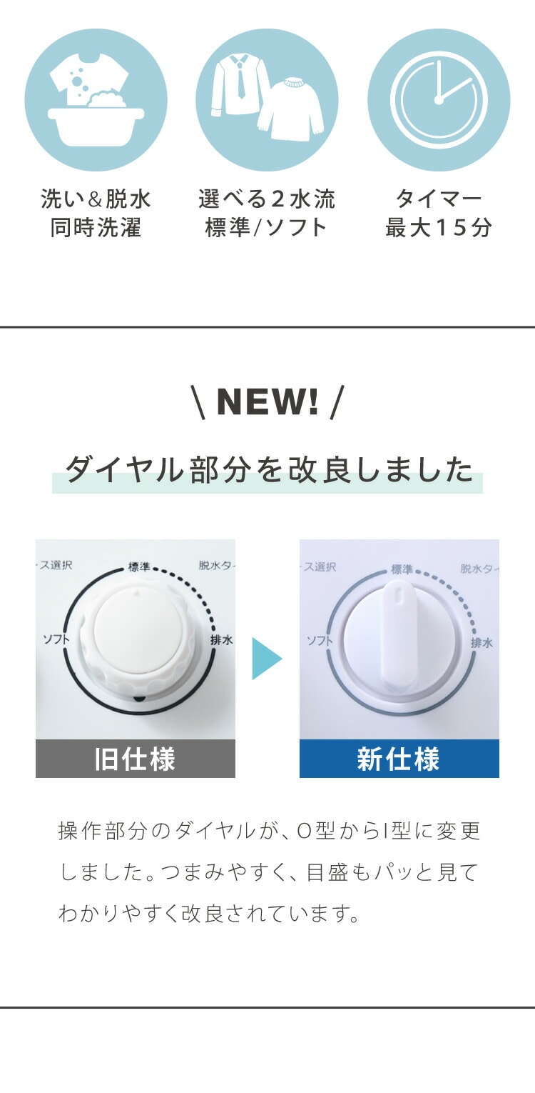 dショッピング |simplus シンプラス 二槽式洗濯機 脱水付き 小型洗濯機