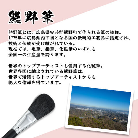 dショッピング |【熊野筆】在庫処分 アウトレット 熊野化粧筆 筆の心