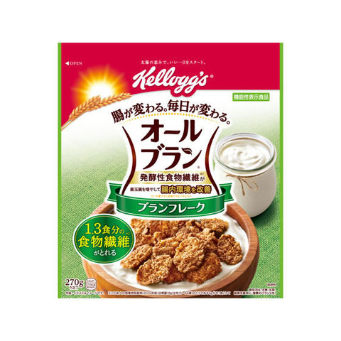 dショッピング |日本ケロッグ オールブラン ブランフレーク 270g