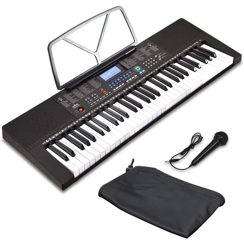 dショッピング |RiZKiZ 電子キーボード 61鍵盤 (A/カバー付きセット