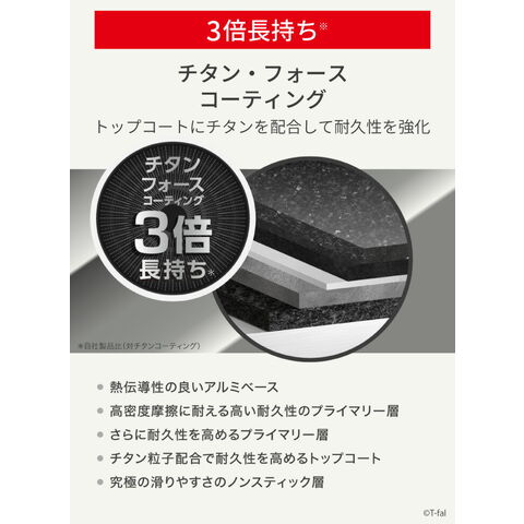 dショッピング |ティファール フライパン ih ガス火IHチタン