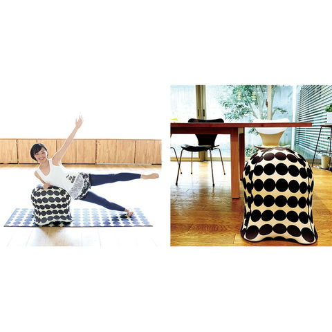 dショッピング |ジェリーフィッシュチェア 北欧柄 バランスボール