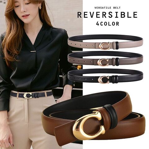 dショッピング |レディースベルト リバーシブル ビジネス NEK 7987408