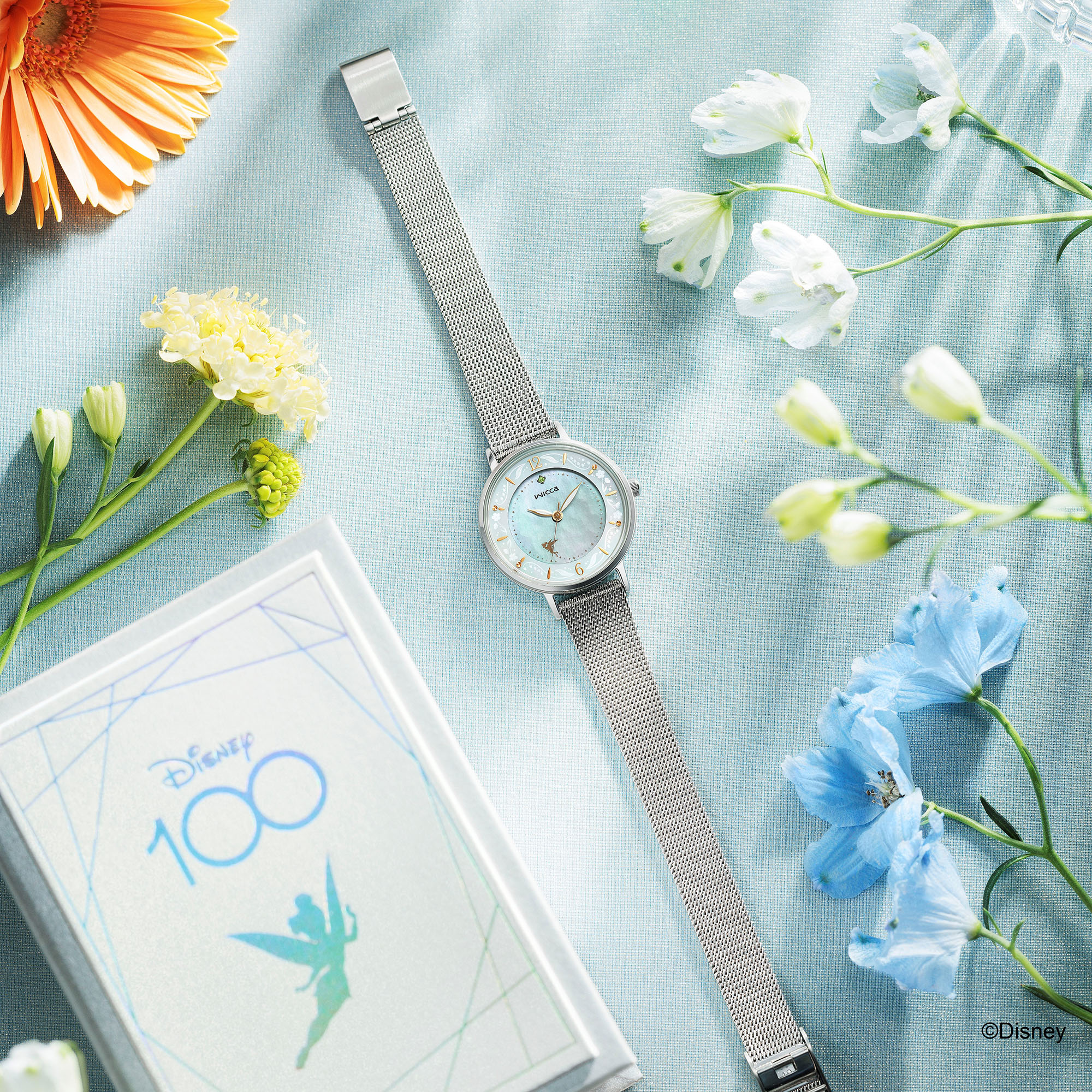 Disney100記念、シチズン「wicca」ティンカー・ベルモデルを数量限定で発売