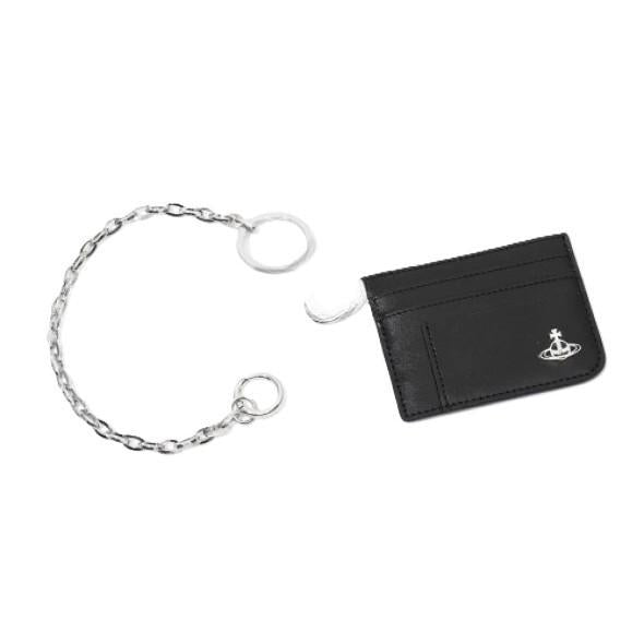 Vivienne Westwood Card Holder Flat Chain in Black – DPUS Designer