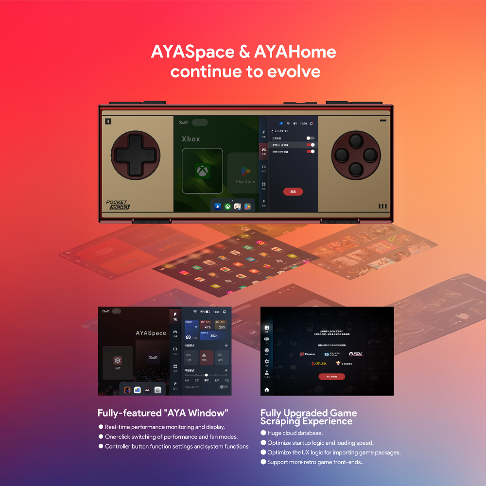 AYANEO Pocket Micro - Premium Android Retro Console ✨