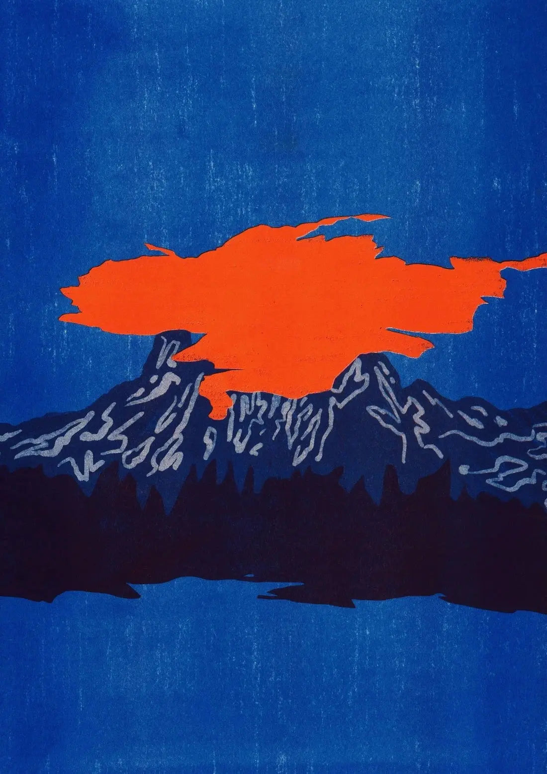 Volcano - Print by Lily Kong | DROOL Art