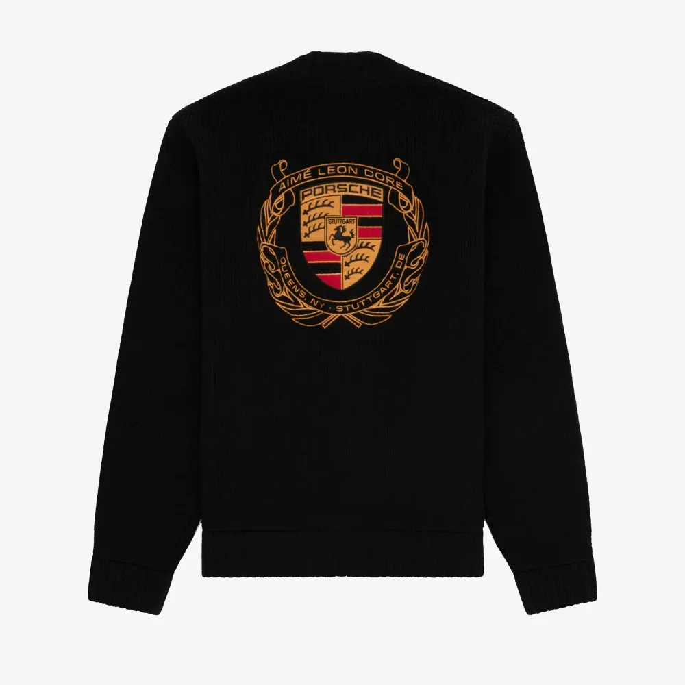 Aimé Leon Dore x Porsche 993 Turbo Sweater Wreath Full-Zip - Droper