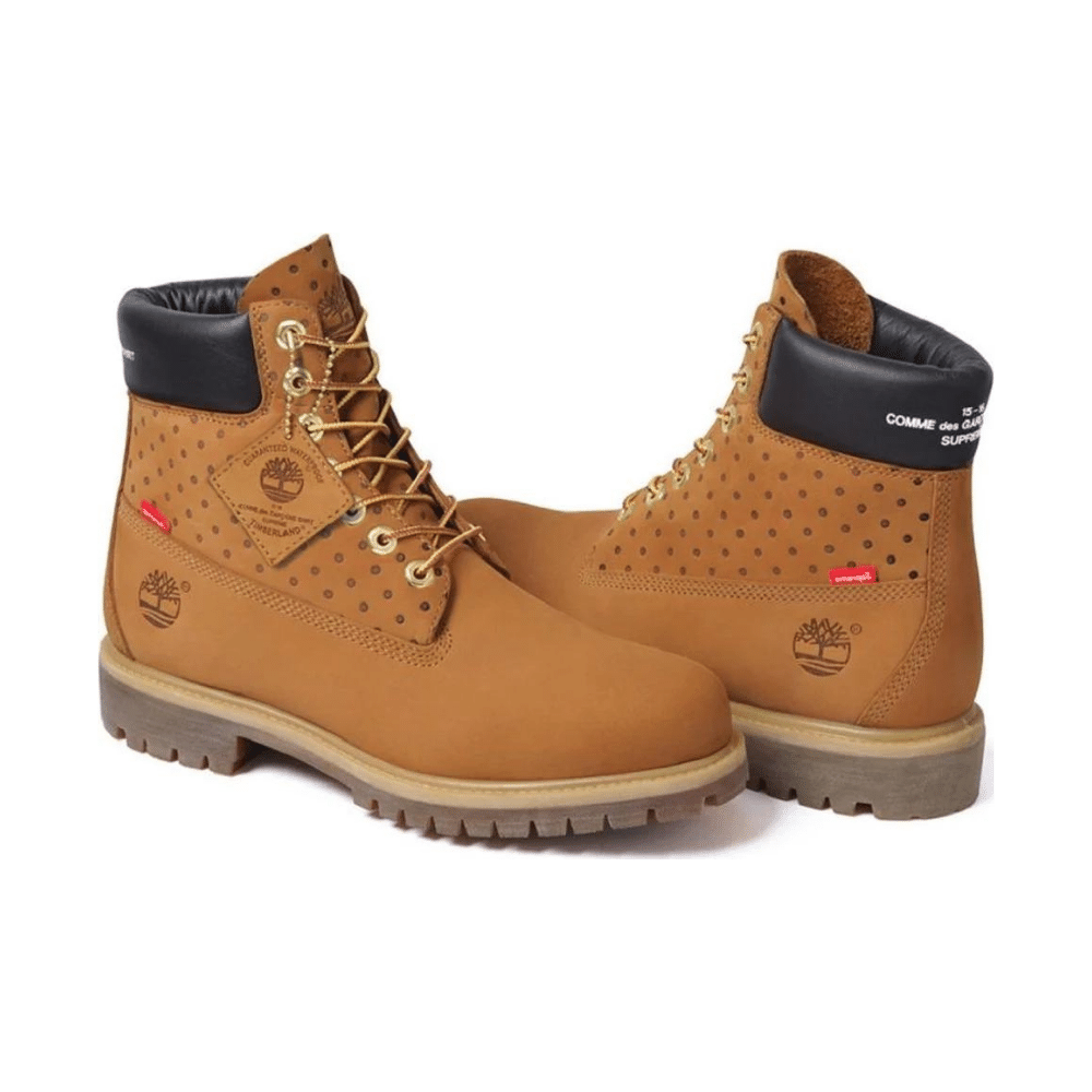Supreme x Comme des Garcons x Timberland Bota 6” Wheat - Droper