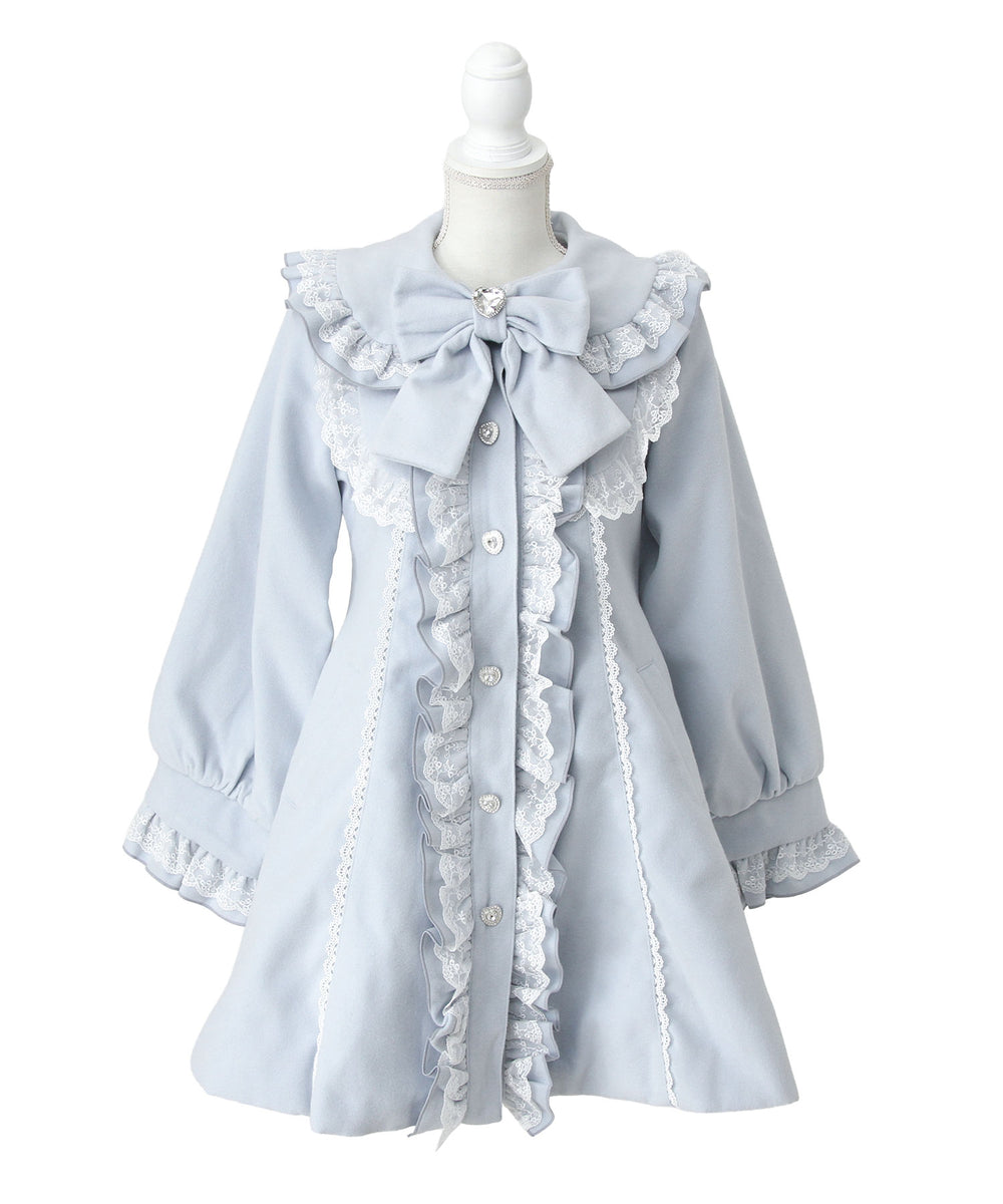 pium ヨークフリルリボンドーリーコート 【公式通販】