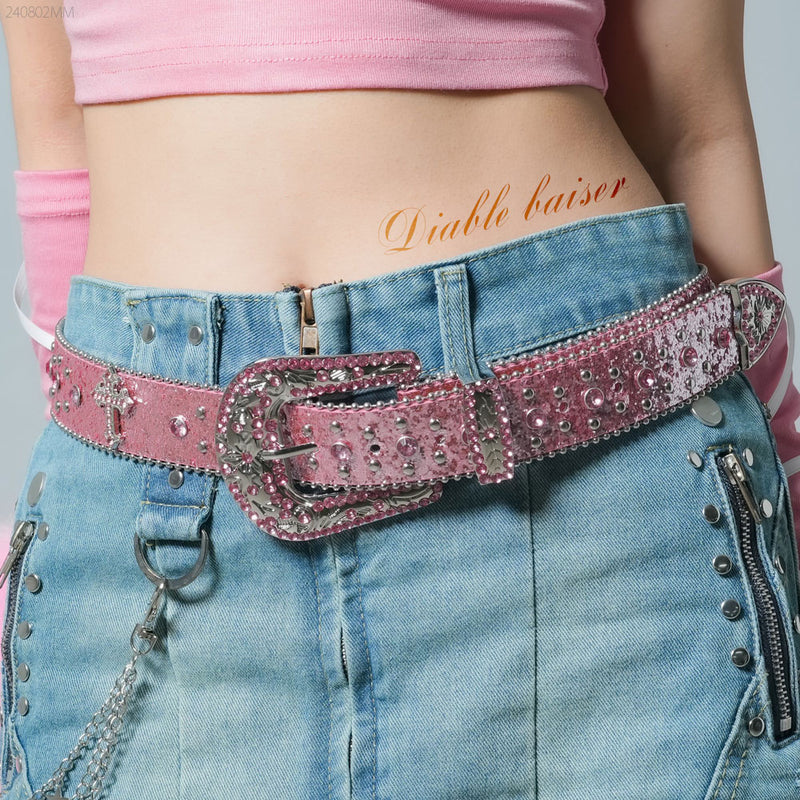 Y2Kギャルキラキラベルト – レディースファッション通販の夢展望【公式】