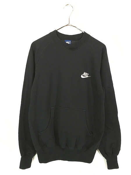古着 80s NIKE スウォッシュ ワンポイント 刺しゅう ポケット付