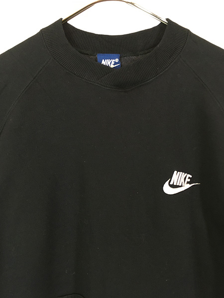 古着 80s NIKE スウォッシュ ワンポイント 刺しゅう ポケット付