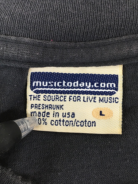 古着 90s USA製 Dave Matthews Band オルタナ ロック バンド Tシャツ L