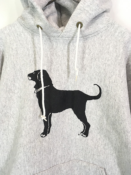 古着 90s USA製 kellsport 「Black Dog」 ワンちゃん リバース タイプ
