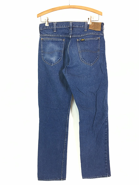 古着 80s USA製 Lee 200-0189 濃紺 ブルー デニム パンツ ジーンズ