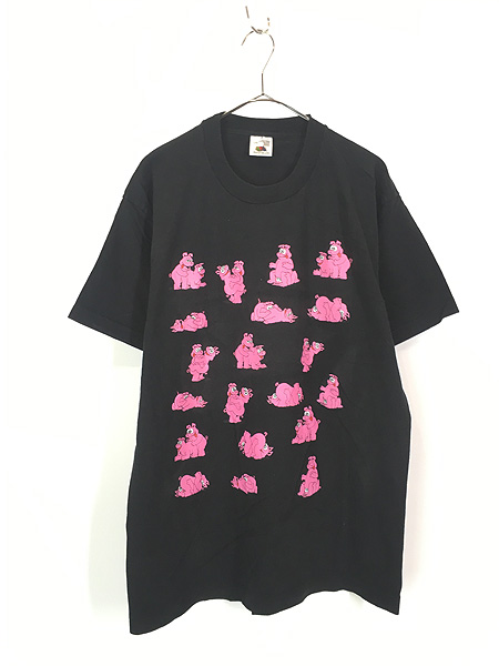 古着 90s Canada製 ブタ 人気 48手 エロ Tシャツ L 古着【30off
