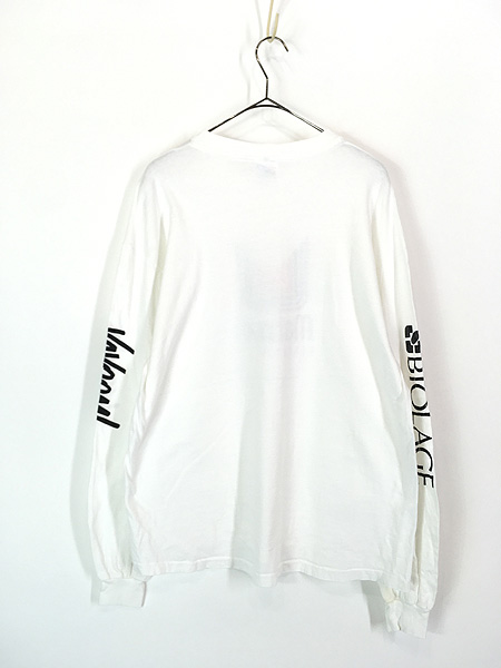 古着 90s Matrix Essentials ヘアケア ブランド 長袖 Tシャツ ロンT