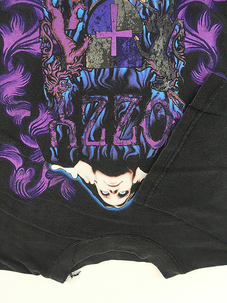 古着 00s Ozzy Osbourne フォト ブルー ファイヤー ヘヴィ メタル