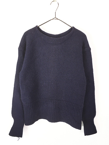 古着 40-50s Union Knitting Mills 無地 ソリッド ローゲージ ヘビー