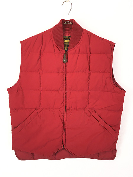 古着 80s Eddie Bauer 名作 「Downlight Canadian Vest」 キルティング