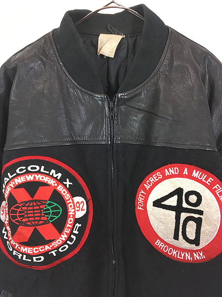 古着 90s Canada製 Spike Lee 40 Acres & a Mule Filmworks 「Malcom X