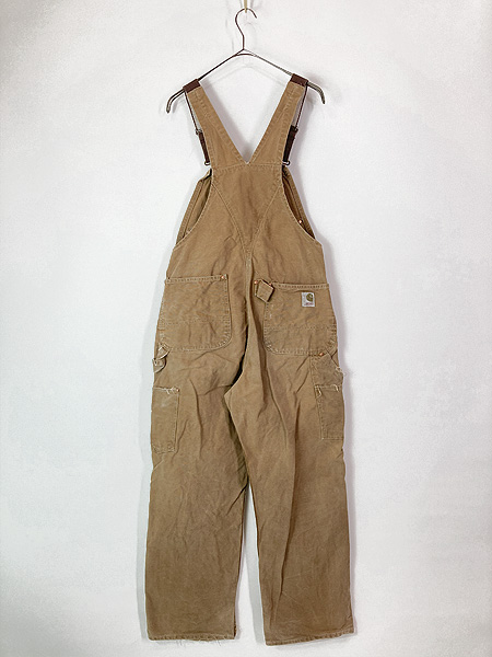 古着 60-70s Carhartt 山ポケ ブラウン ダック Wニー ワーク