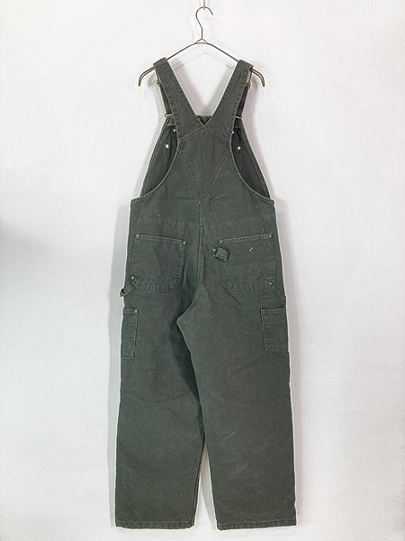 古着 Carhartt パデット MOS モスグリーン ダック Wニー ワーク