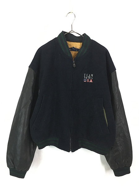 nautica 黒 スタジャン なごみ スタジャンを使った「nautica」のメンズ