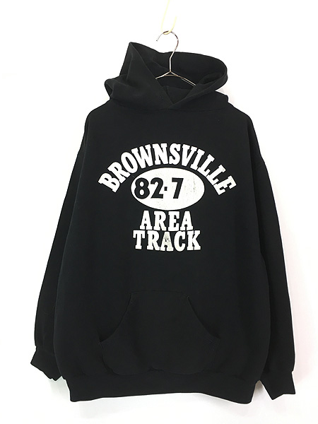 古着 80s USA製 Russell 豪華 4段 & 4桁 カプセル スウェット パーカー