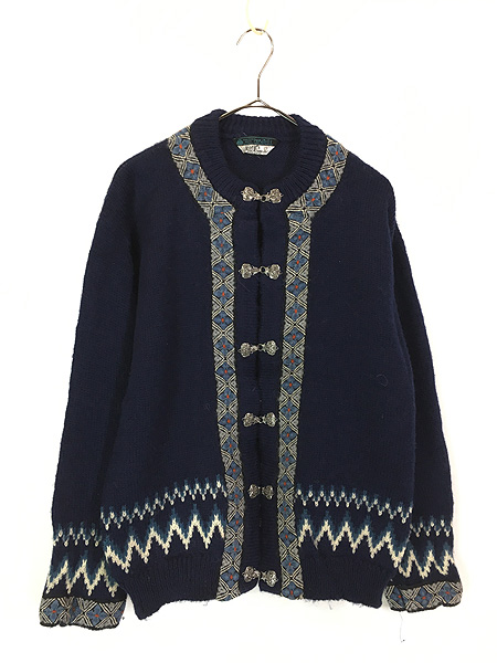 古着 80s Dale of Norway フラワー チロリアン ノルディック