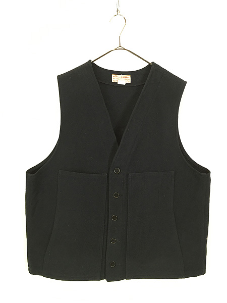 古着 80s USA製 FILSON 名作 多ポケット マッキーノ ウール ベスト