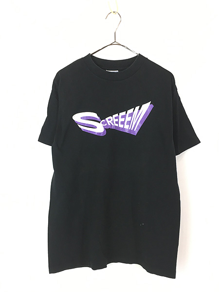 古着 90s USA製 SCREEEM!! スクリーム 叫び ホラー グラフィック T