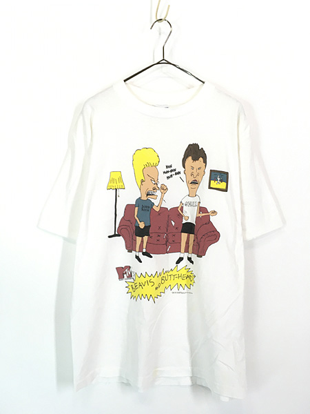 古着 90s USA製 MTV BEAVIS AND BUTT-HEAD ビーバス＆バッドヘッド