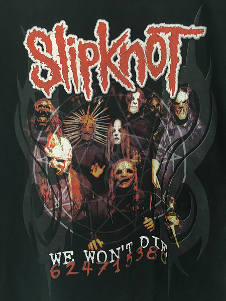 ハードコアメタルバンドslipknotビッグサイズバーコードツナギナンバー8: