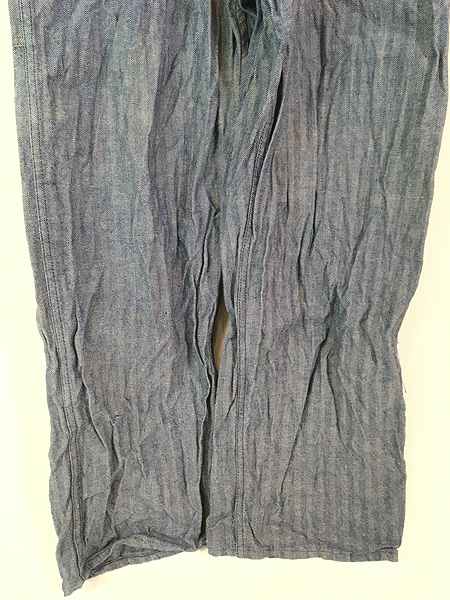 古着 60s Wrangler BLUE BELL 斜めベル ヘリンボーン デニム ワーク