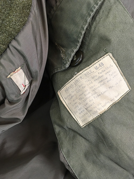古着 40s 米軍 M-1948 M-48 コヨーテ ファー コットンサテン