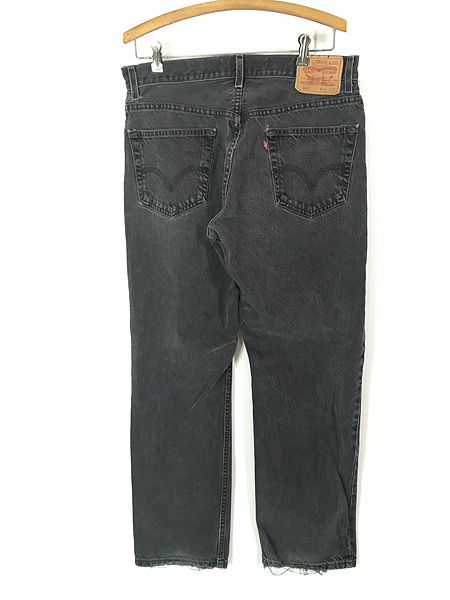 古着 00s Levi's 505-0260 サルファ ブラック デニム パンツ ジーンズ