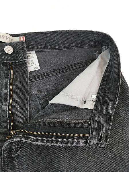 古着 00s Levi's 505-0260 サルファ ブラック デニム パンツ ジーンズ