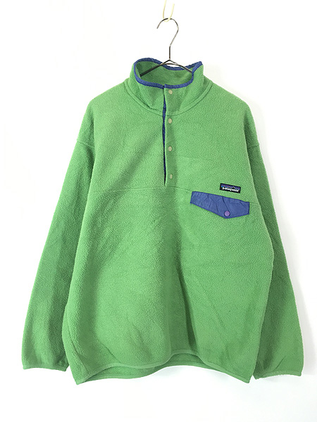 古着 92s USA製 Patagonia スナップT シンチラ フリース ジャケット 黄