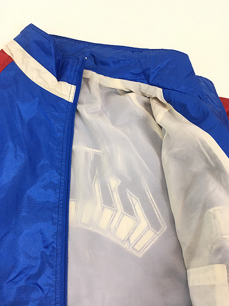 古着 90s NBA New York Knicks クレイジー ナイロン ジャケット L 古着