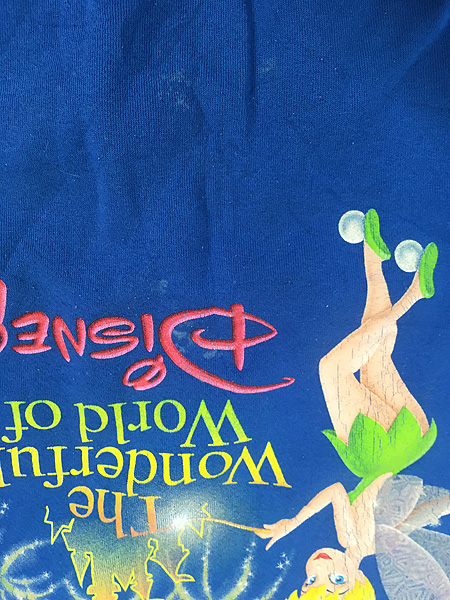 古着 90s USA製 Disney Tinkerbell ティンカーベル スウェット