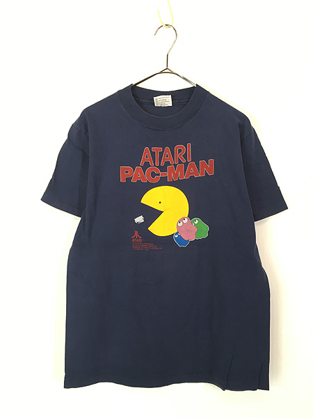古着 80s USA製 ATARI PAC-MAN パックマン アーケード レトロ ゲーム T