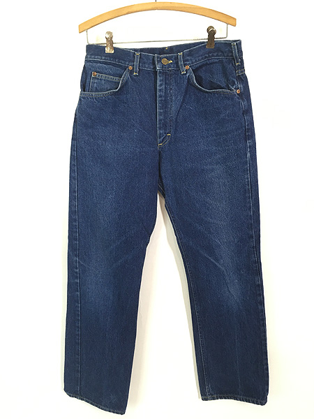 古着 80s USA製 Lee 200-0147 濃紺 ブルー デニム パンツ ジーンズ
